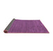 Sideview of Abstract Purple Contemporary Rug, con118pur