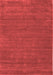 Abstract Red Contemporary Area Rugs
