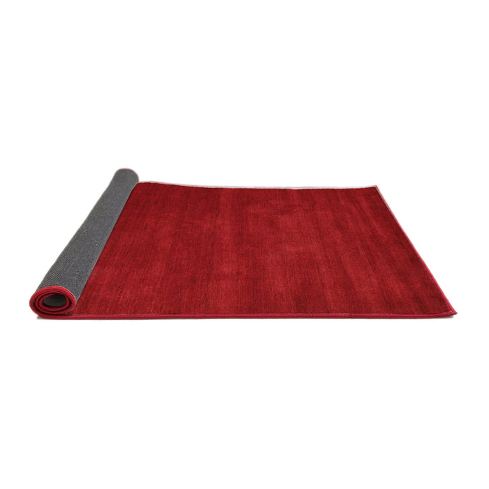 Thickness of Contemporary Red Modern Rug, con119