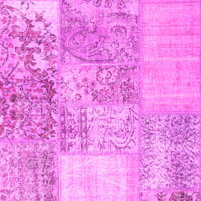 Patchwork Pink Transitional Rug, con1190pnk