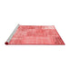 Transitional Red Washable Rugs