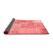 Patchwork Red Transitional Area Rugs