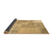 Sideview of Patchwork Brown Transitional Rug, con1190brn