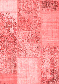 Patchwork Red Transitional Rug, con1190red