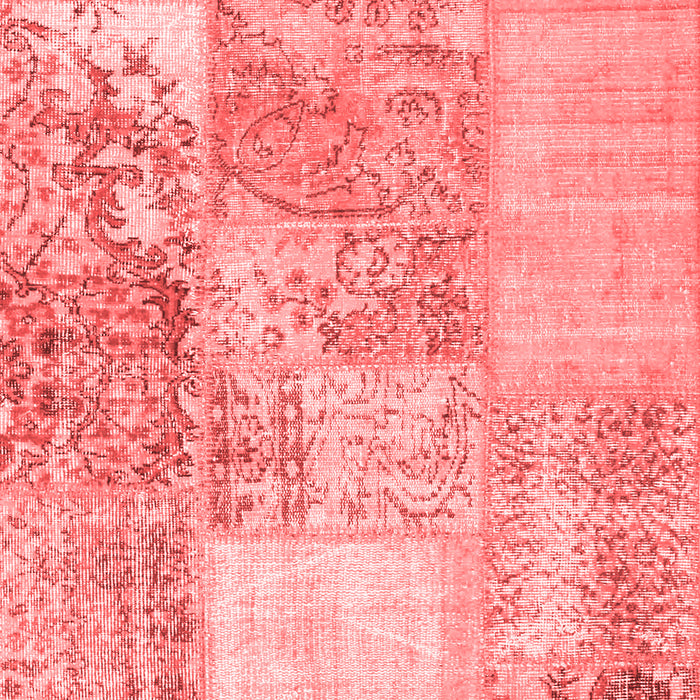 Patchwork Red Transitional Area Rugs