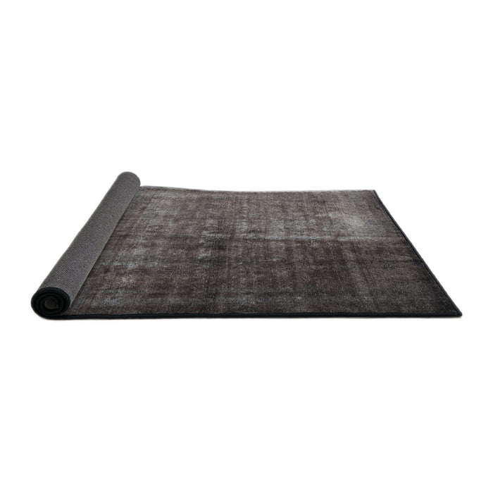 Thickness of Contemporary Granite Gray Modern Rug, con1191