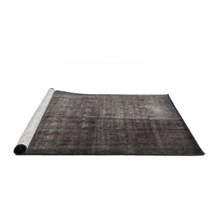 Serging Thickness of Machine Washable Contemporary Granite Gray Rug, wshcon1191