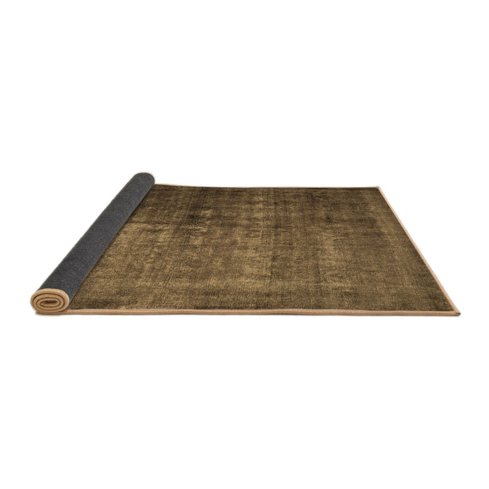Sideview of Abstract Brown Contemporary Rug, con1191brn
