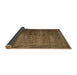 Sideview of Abstract Brown Contemporary Rug, con1191brn