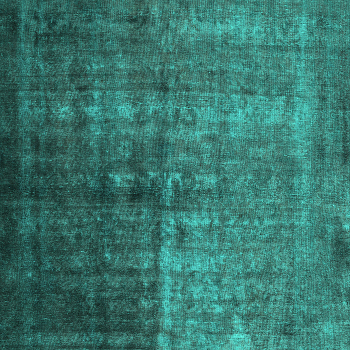 Abstract Turquoise Contemporary Rug, con1191turq