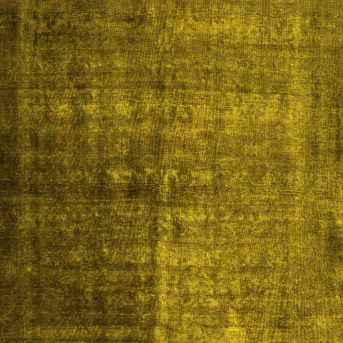 Machine Washable Abstract Yellow Contemporary Rug, wshcon1191yw
