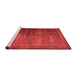 Contemporary Red Washable Rugs