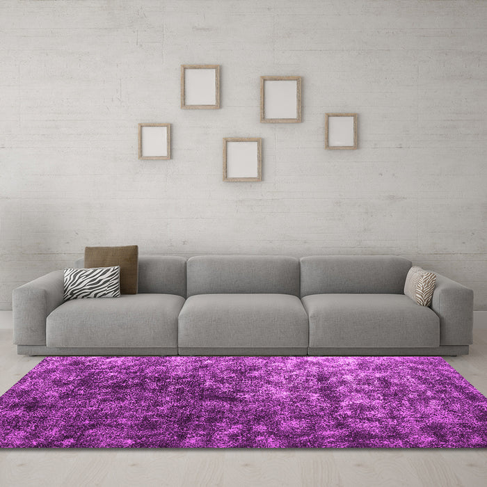 Machine Washable Abstract Pink Contemporary Rug in a Living Room, wshcon1192pnk