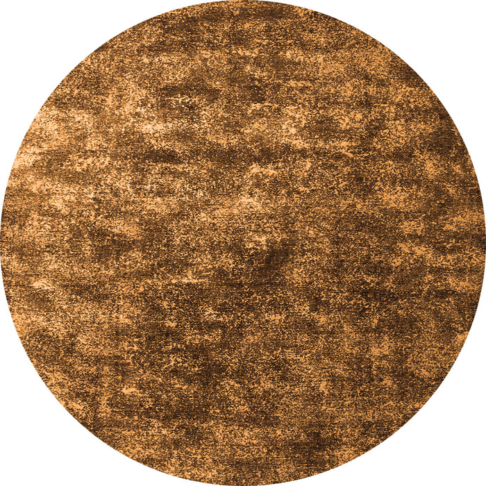 Square Abstract Orange Contemporary Rug, con1192org