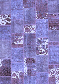 Patchwork Blue Transitional Rug, con1193blu