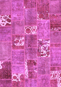 Patchwork Purple Transitional Rug, con1193pur