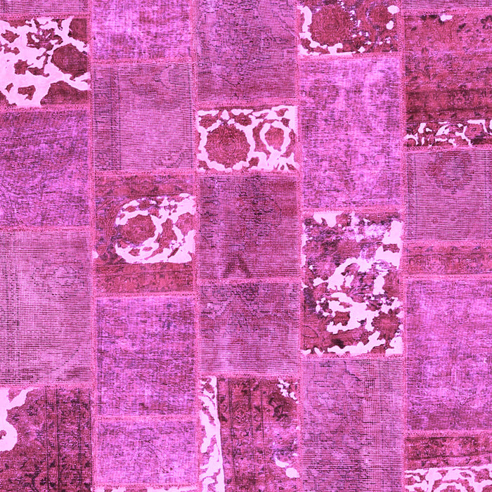 Patchwork Purple Transitional Rug, con1193pur