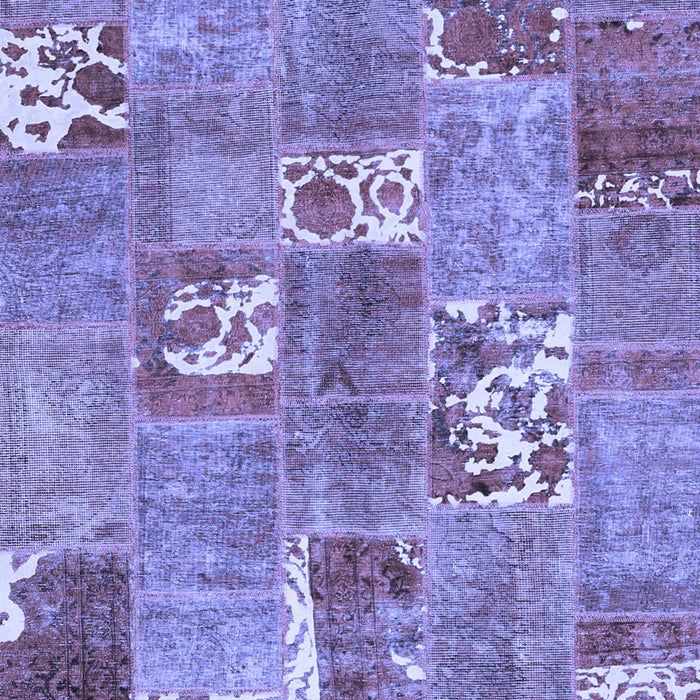 Patchwork Blue Transitional Rug, con1193blu