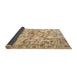 Thickness of Contemporary Brown Gold Modern Rug, con1194