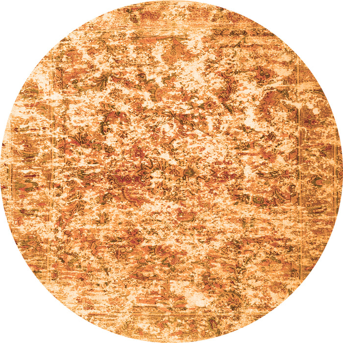 Machine Washable Abstract Orange Contemporary Area Rugs, wshcon1194org