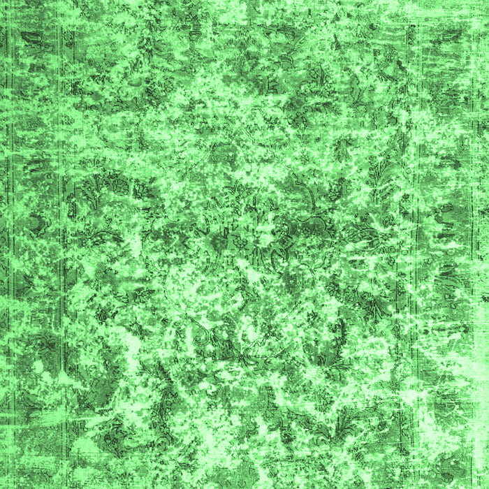 Abstract Emerald Green Contemporary Rug, con1194emgrn