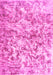 Machine Washable Abstract Pink Contemporary Rug, wshcon1194pnk