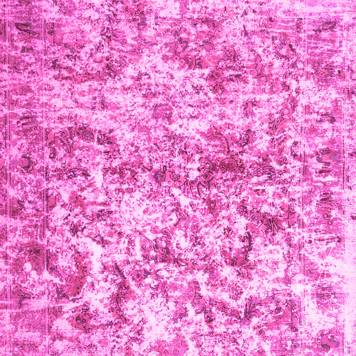 Machine Washable Abstract Pink Contemporary Rug, wshcon1194pnk