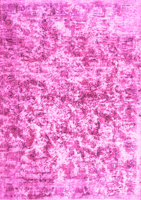 Abstract Pink Contemporary Rug, con1194pnk