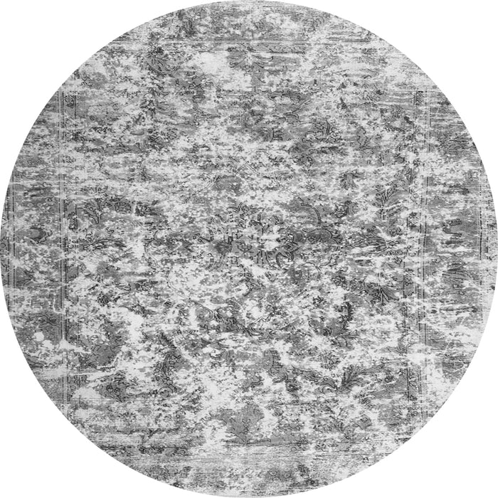 Machine Washable Abstract Gray Contemporary Rug, wshcon1194gry