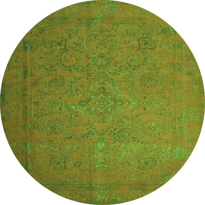Square Persian Green Bohemian Rug, con1195grn