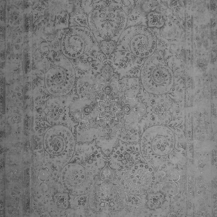 Serging Thickness of Machine Washable Persian Gray Bohemian Rug, wshcon1195gry