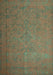 Persian Turquoise Bohemian Rug, con1195turq