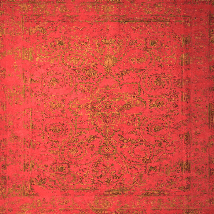 Serging Thickness of Persian Orange Bohemian Rug, con1195org