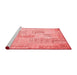 Transitional Red Washable Rugs