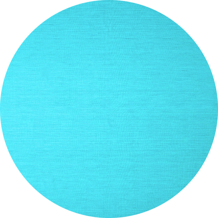 Round Machine Washable Abstract Light Blue Contemporary Rug, wshcon1197lblu