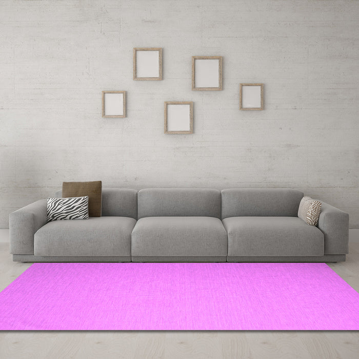 Machine Washable Abstract Pink Contemporary Rug in a Living Room, wshcon1197pnk