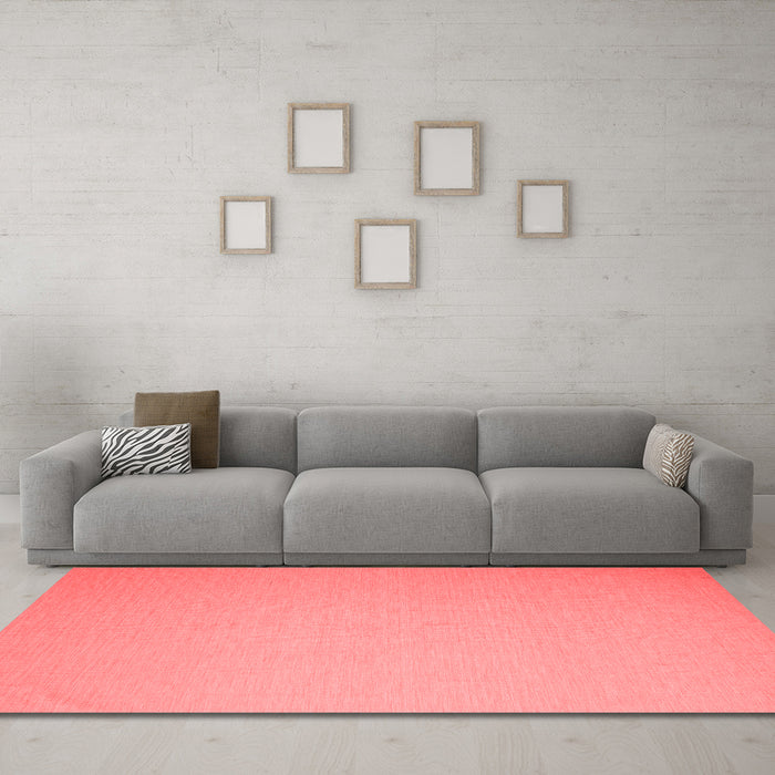 Contemporary Red Washable Rugs