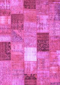 Patchwork Purple Transitional Rug, con1198pur