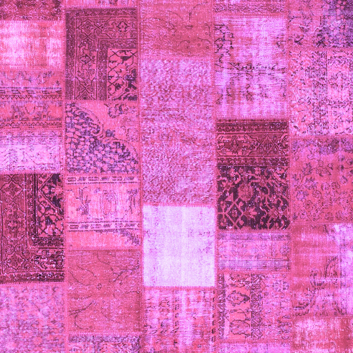 Patchwork Purple Transitional Rug, con1198pur
