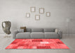 Transitional Red Washable Rugs