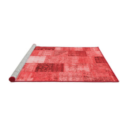 Transitional Red Washable Rugs