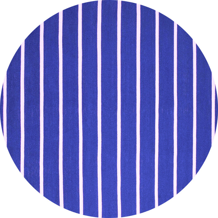 Round Machine Washable Abstract Purple Contemporary Area Rugs, wshcon1199pur