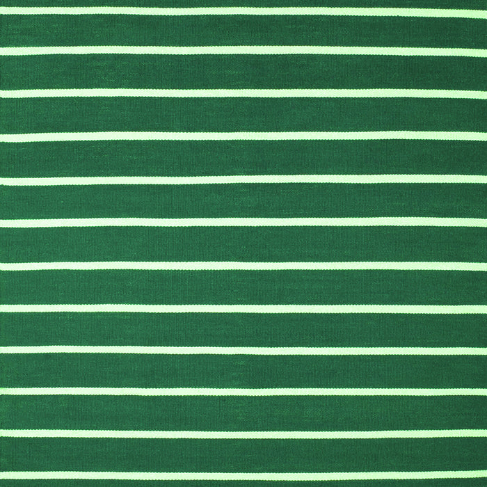 Round Machine Washable Abstract Green Contemporary Area Rugs, wshcon1199grn