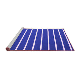 Sideview of Machine Washable Abstract Purple Contemporary Area Rugs, wshcon1199pur