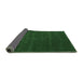 Sideview of Abstract Emerald Green Contemporary Rug, con119emgrn