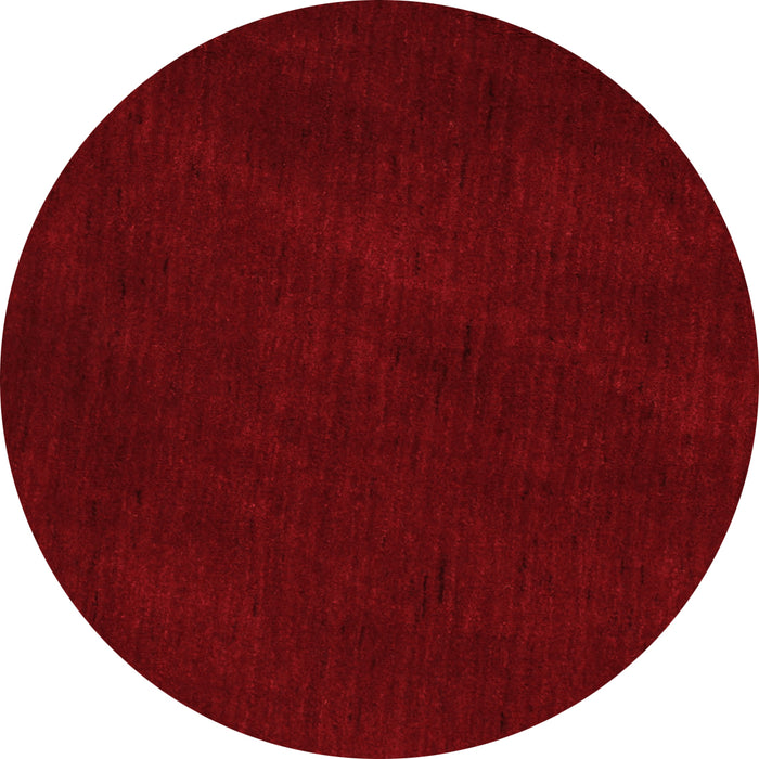 Machine Washable Abstract Red Contemporary Rug, wshcon11red