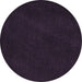 Round Machine Washable Abstract Blue Contemporary Rug, wshcon11blu