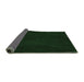 Sideview of Abstract Emerald Green Contemporary Rug, con11emgrn