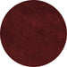 Round Abstract Brown Contemporary Rug, con11brn