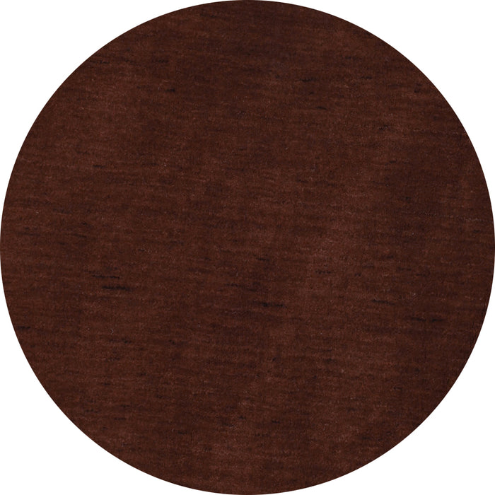 Round Abstract Light Blue Contemporary Rug, con11lblu